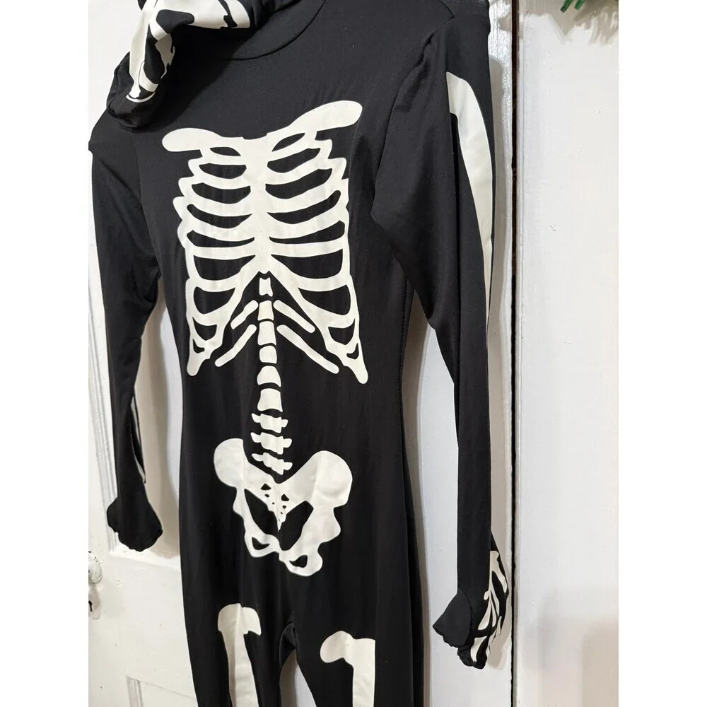 Youth Kids size medium Spirit Halloween skeleton costume